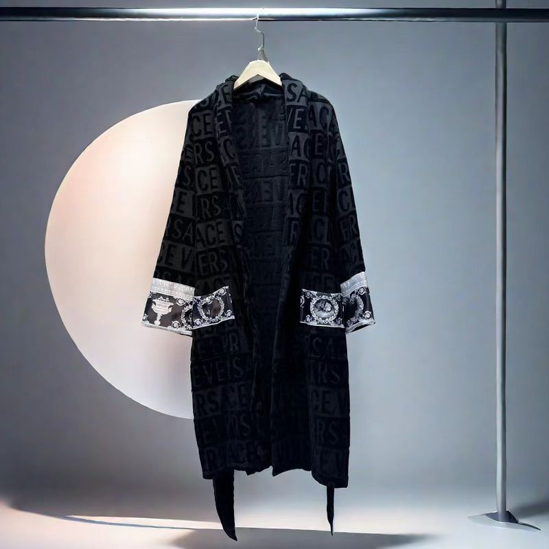 Bathrobe For Men And Women Sleep Robe Unisex Man Cotton Sleepwear Night Robe Highquality Bathrobe Brand Designer Robe Breathable Elegr Size M-5xl2025