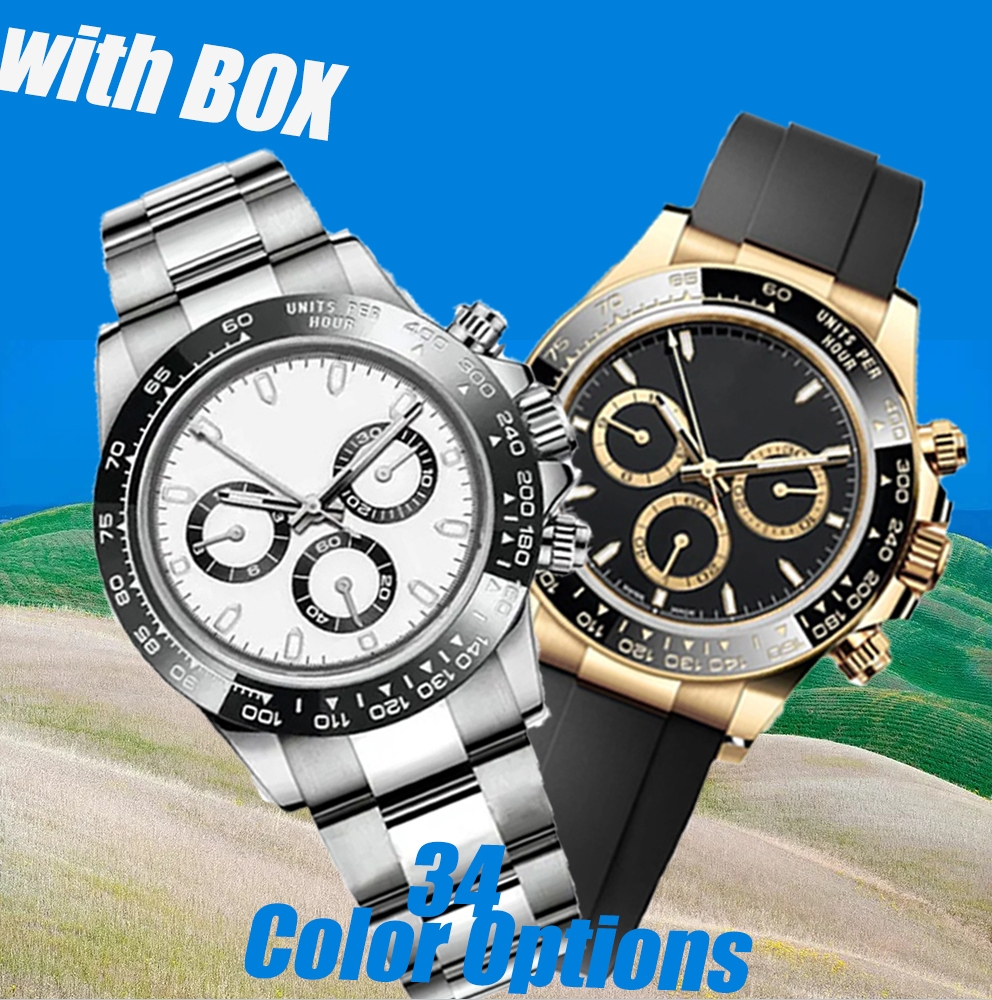 watch mechanical mens watches sapphire glass with day stainless steel waterproof ladies gold watches couples with box 41mm