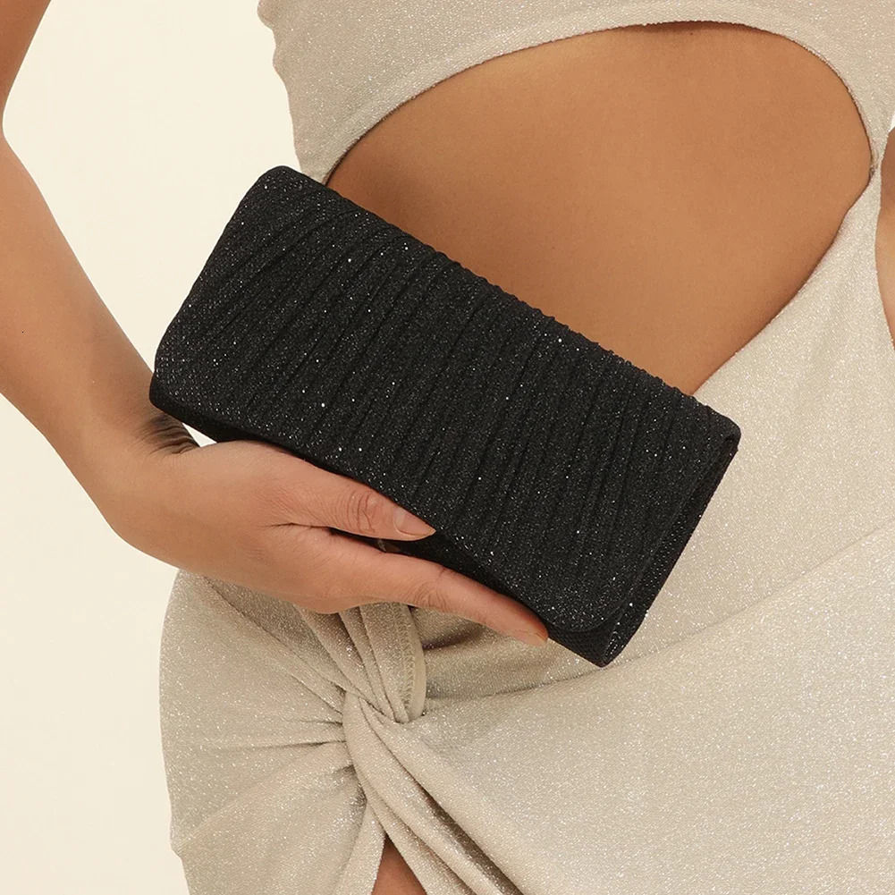 Sparkling wedding clutch handbag sparkling shoulder bag wedding bag pendant date bag womens fully matched night bag 241023