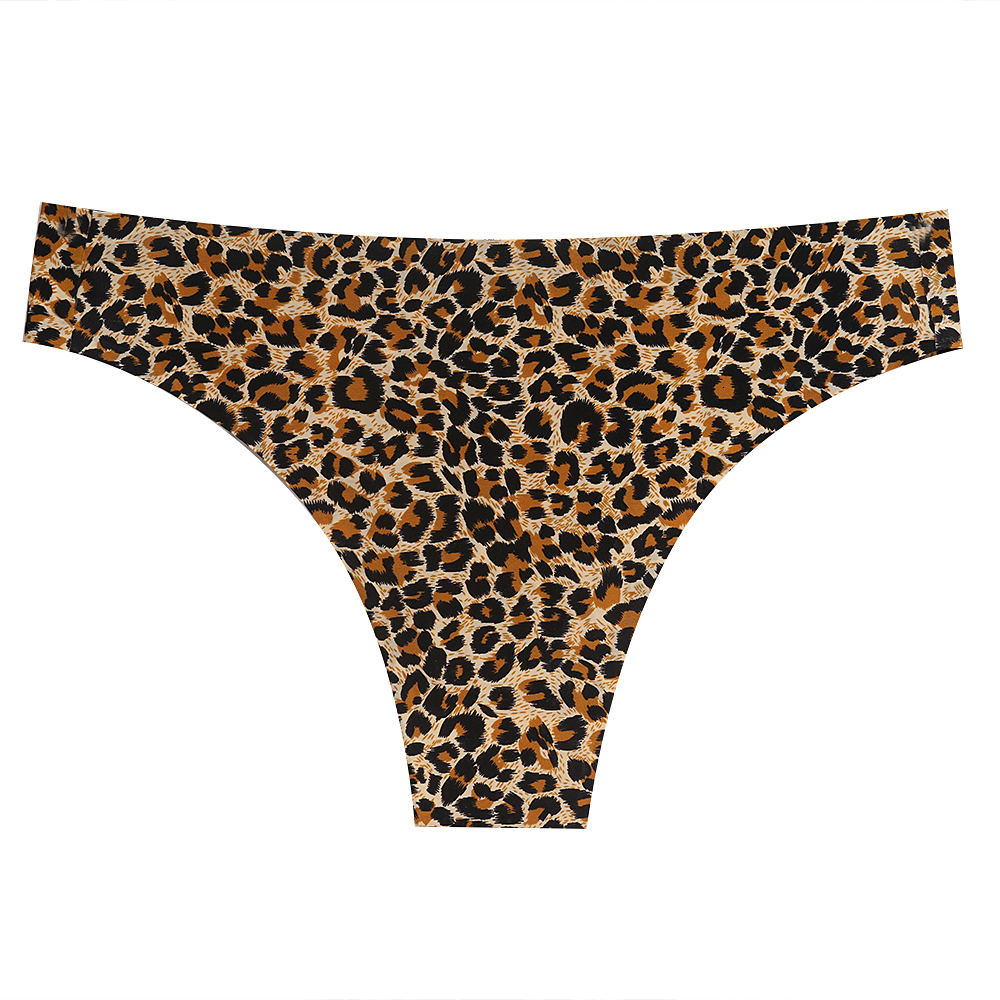 2025 New designer fashion sexy women s underwear Brazilian leopard print seamless women s underwear elastic sports temptation bikini women s gerie sof