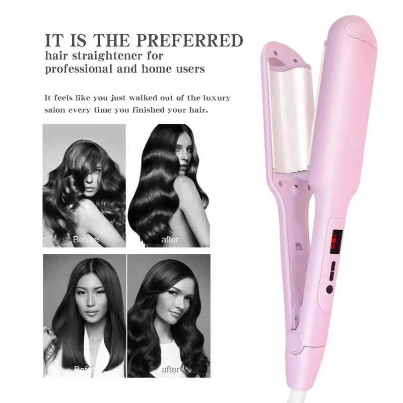 Professional perm iron ceramic hair crimping tool curling iron corn perm flat iron hair styling tool M241022
