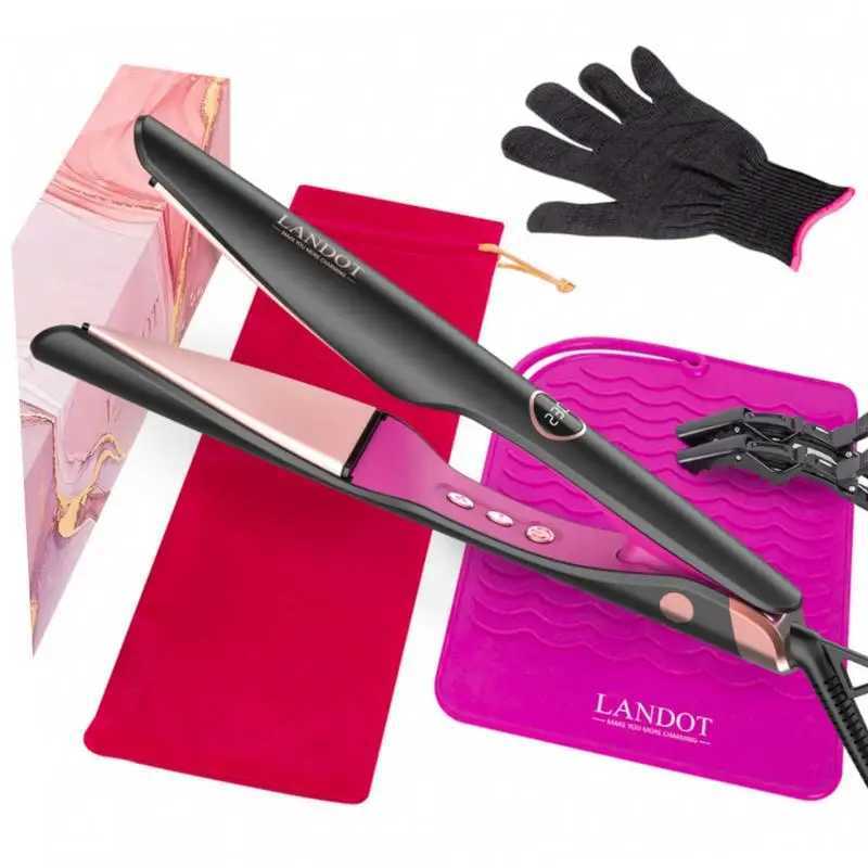 New Arrival Straightener Flat Curling Iron Lando Straightener and Curler 2-in-1- Twisted Straightening Curling Iron Combination Z241022
