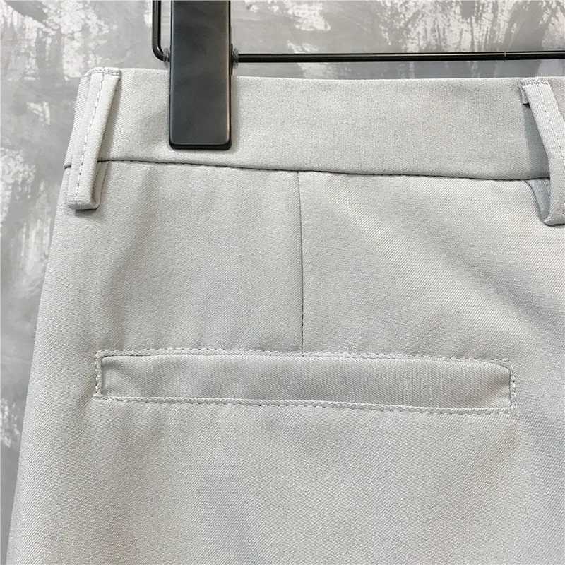 Summer new mens trousers casual pants thin and breathable Korean version of slim nine-point pants casual classic mens brandX241023