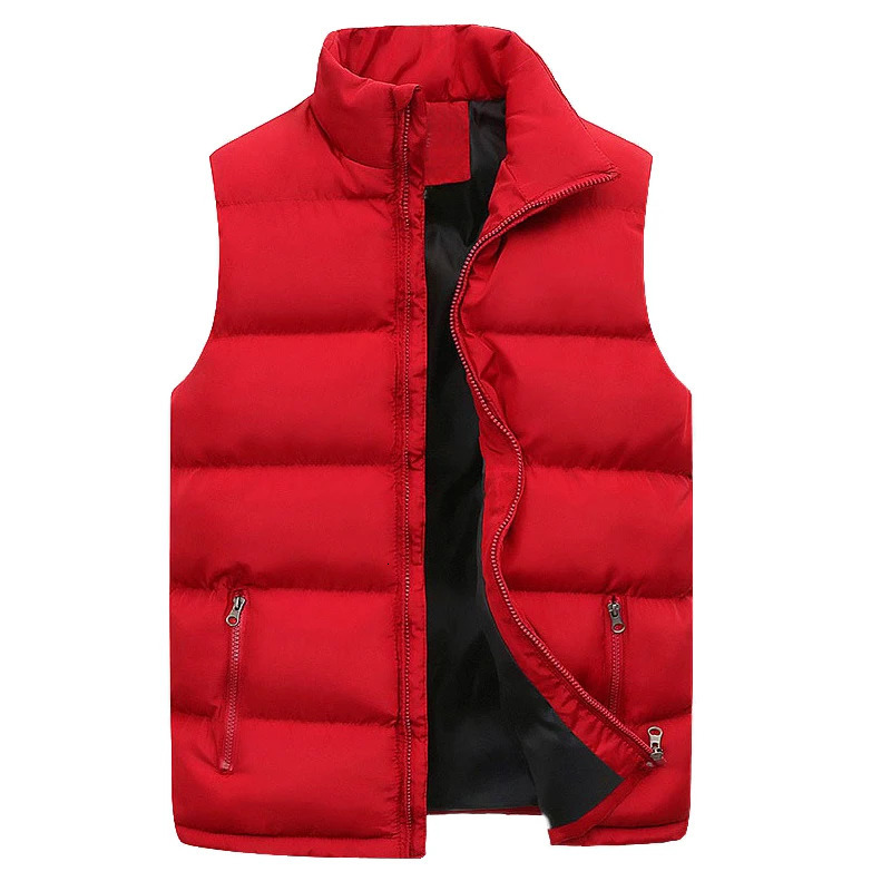 Mens jackets winter warm jackets mens thick jackets stand up down jackets oversized jackets sleeveless zipper jackets 241023