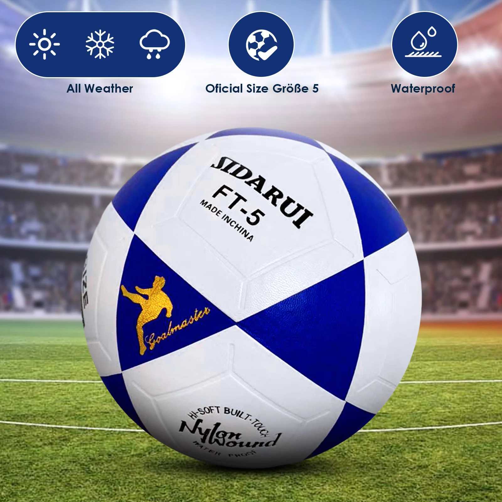 Five-Pointed Star World Soccer Balls Official Size 5 Soft Pvc Match Balls Outdoor Match Game Football Training for AdultsXJ241023