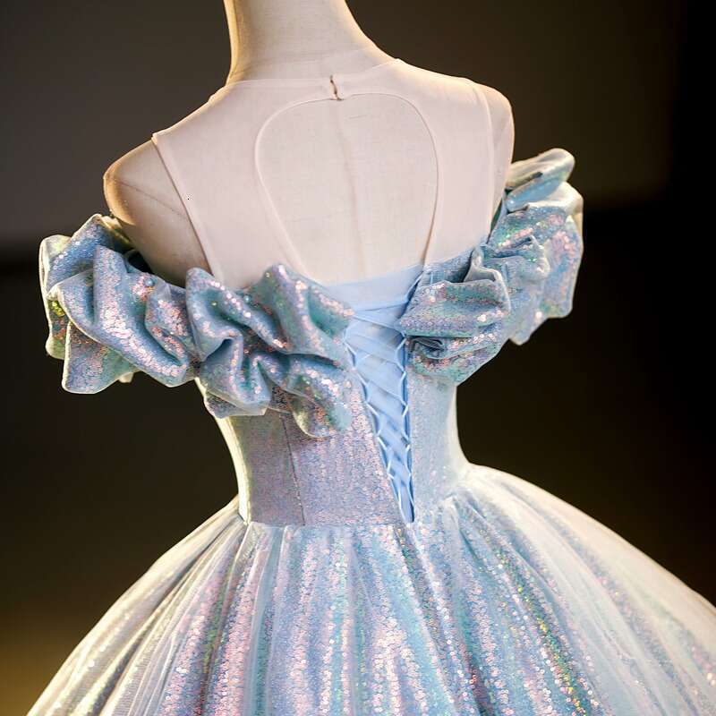 DSP A E Off Shoulder Quinceanera Dress For 15 Years Old Girl Prom Party Dresses Vestidos De Gala Evening Gown