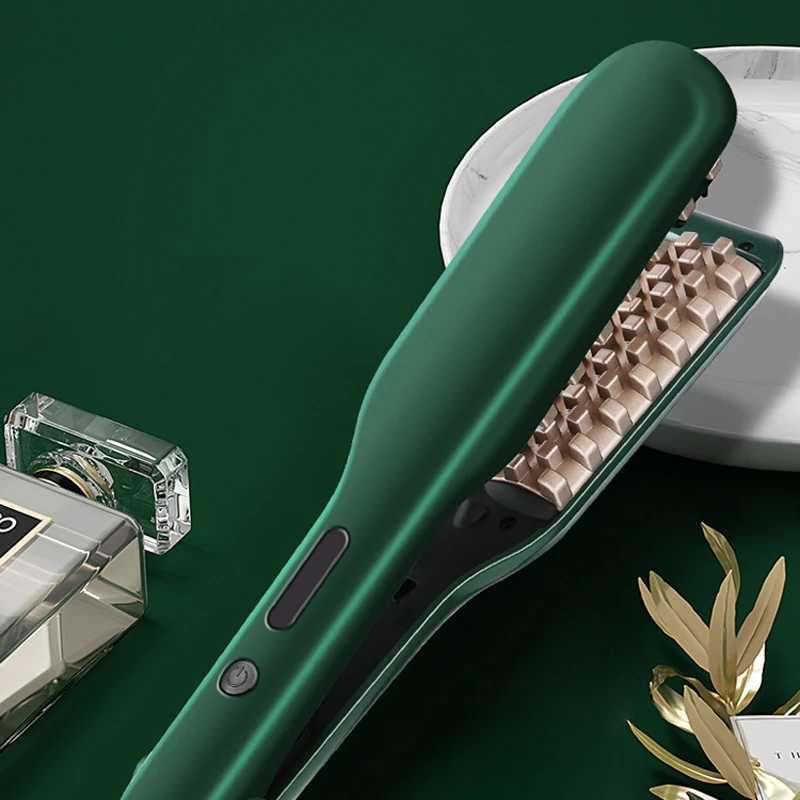 New Arrival 3D Mesh Curler Ceramic Hair Fluffy Ripple Curler Flat Iron Wave Negative Ion Curler Z241022