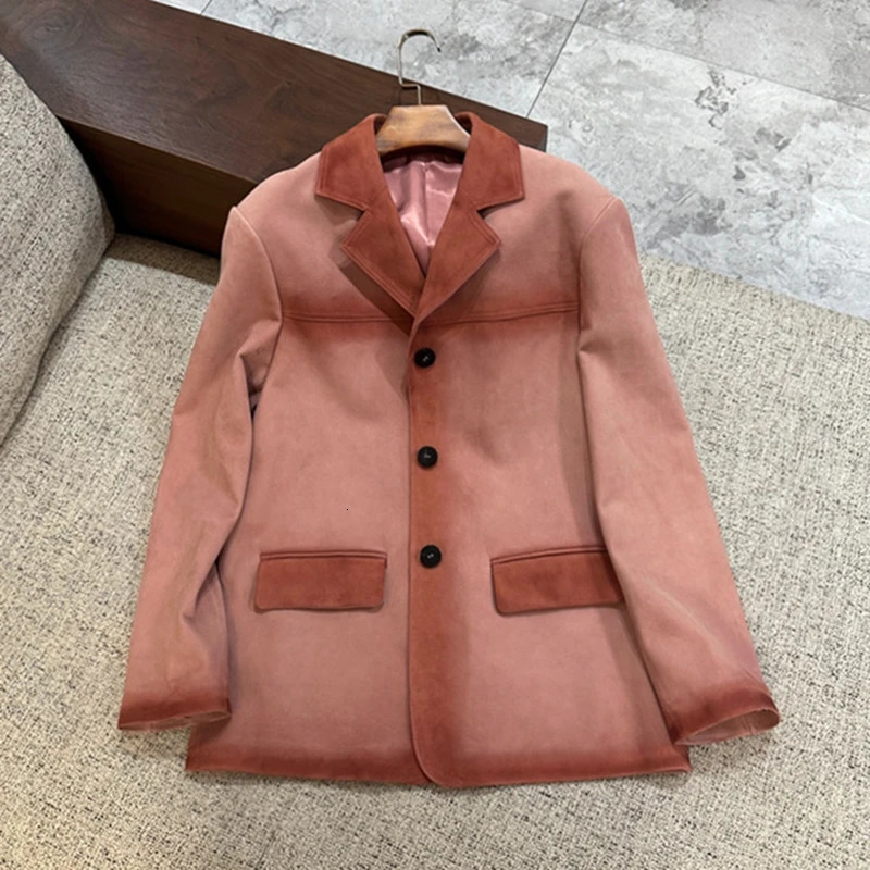 Natural Lambskin womens leather jacket 100% sheepskin coat long sleeves H928 241023