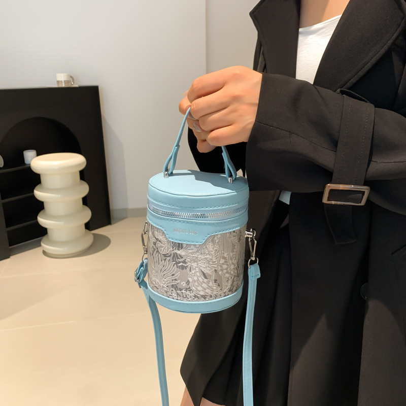 2025 Designer for designer 3 2024 women free shipping new tote handbag backpack color blocked single shoulder crossbody carrying bucket bag