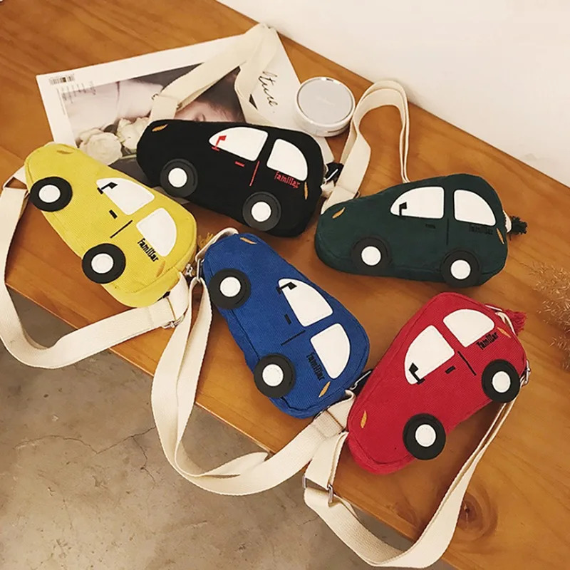 2024 Fashion Mini Cross Bag Childrens Baby Boys and Girls Car Shoulder Bag Handbag Cartoon Mini Coin Wallet 241023