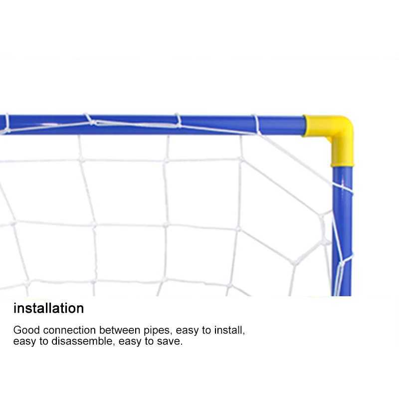 Outdoor Children Toy Football Goal Toy Set DIY Assbd Football Goal Soccer Ball Shooting Game Kid Birthday Gift Indoor PlayXJ241023