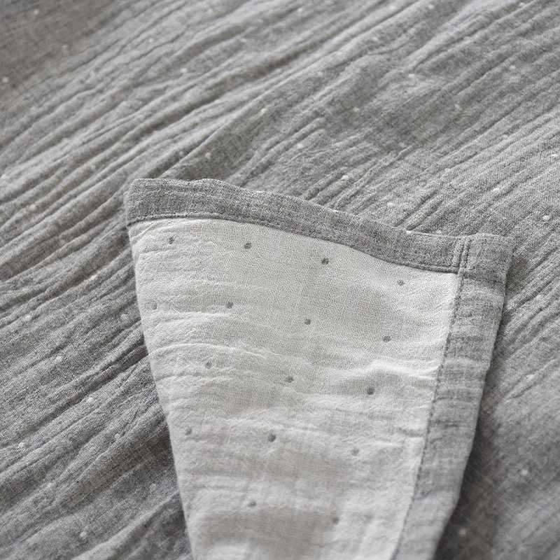 Japanese style cotton mens kimono pajamas spring and summer robes thin and oversized bathrooms home clothing mens pajamas W241023