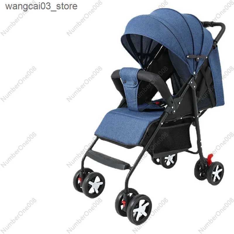Strollers# Baby Stroller 1-3 Years Old Can Sit and Lie Down Simple Folding Ultra-light Portable Umbrella Cart Childrens Stroller L240910