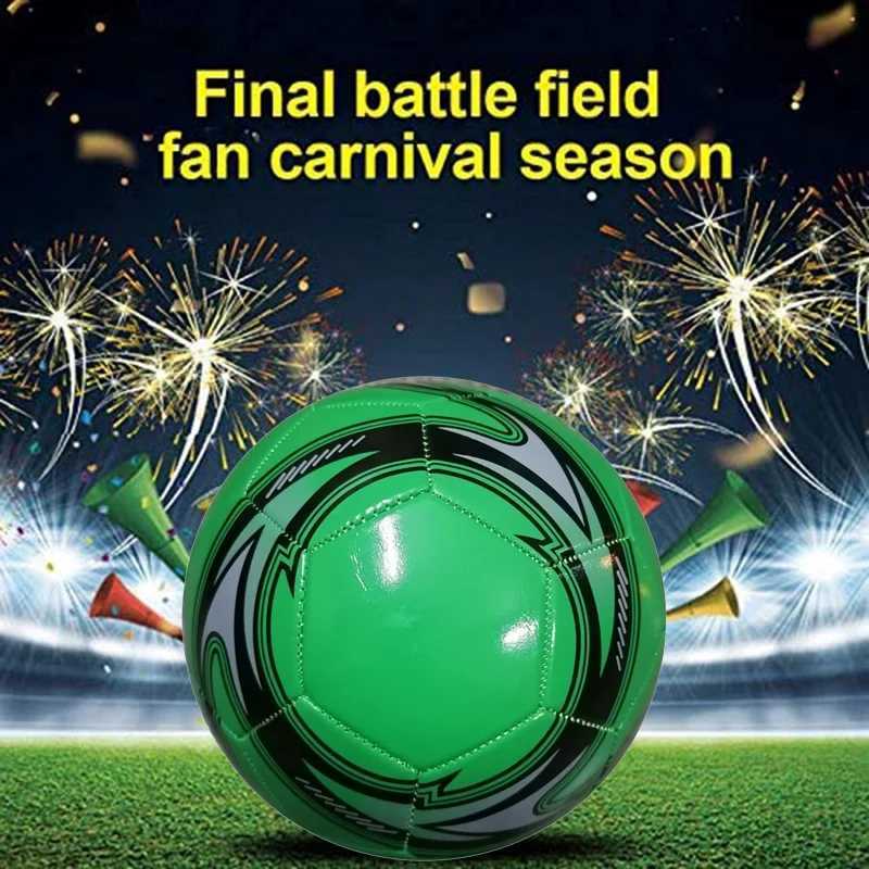 Profional PVC Soccer Ball Size 5 Official Soccer Training Football Ball Competition Outdoor Football GreenXJ241023