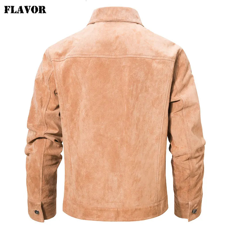 mens leather jacket suede leather mens denim jacket 241023