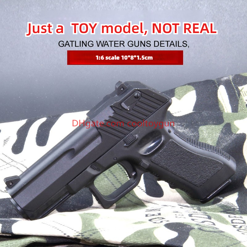 1:6 Mini Alloy Revolver Toy Gun Model Desert Eagle Colt Pistol MP7 Model For Adults Kids Collection Birthday Gifts