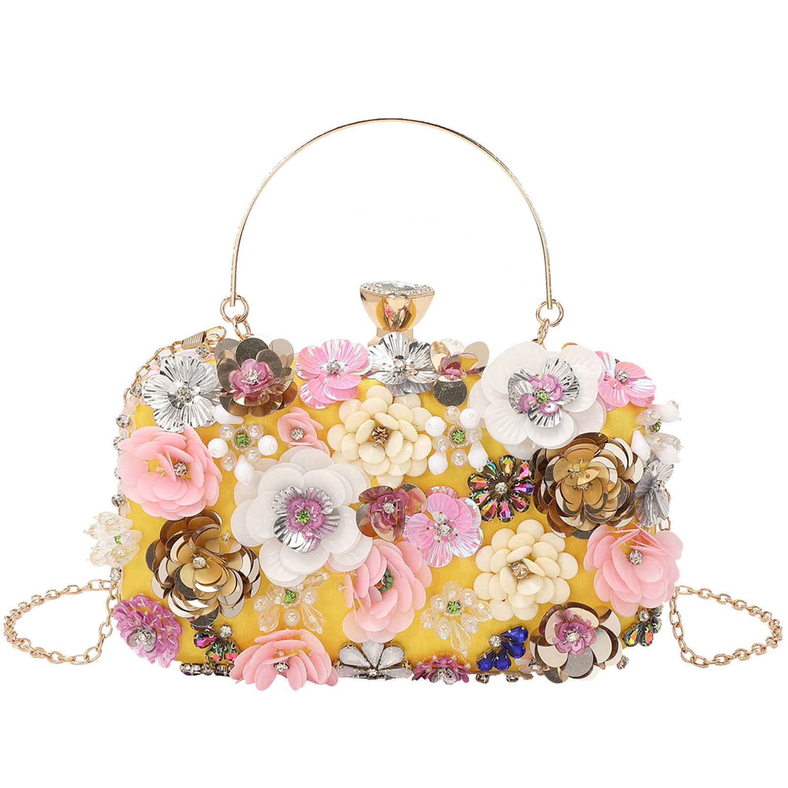 2025S Fashion Designer Women Shoulder Wer Ladies Wedding Banquet Bg Chain Crossbody Bag