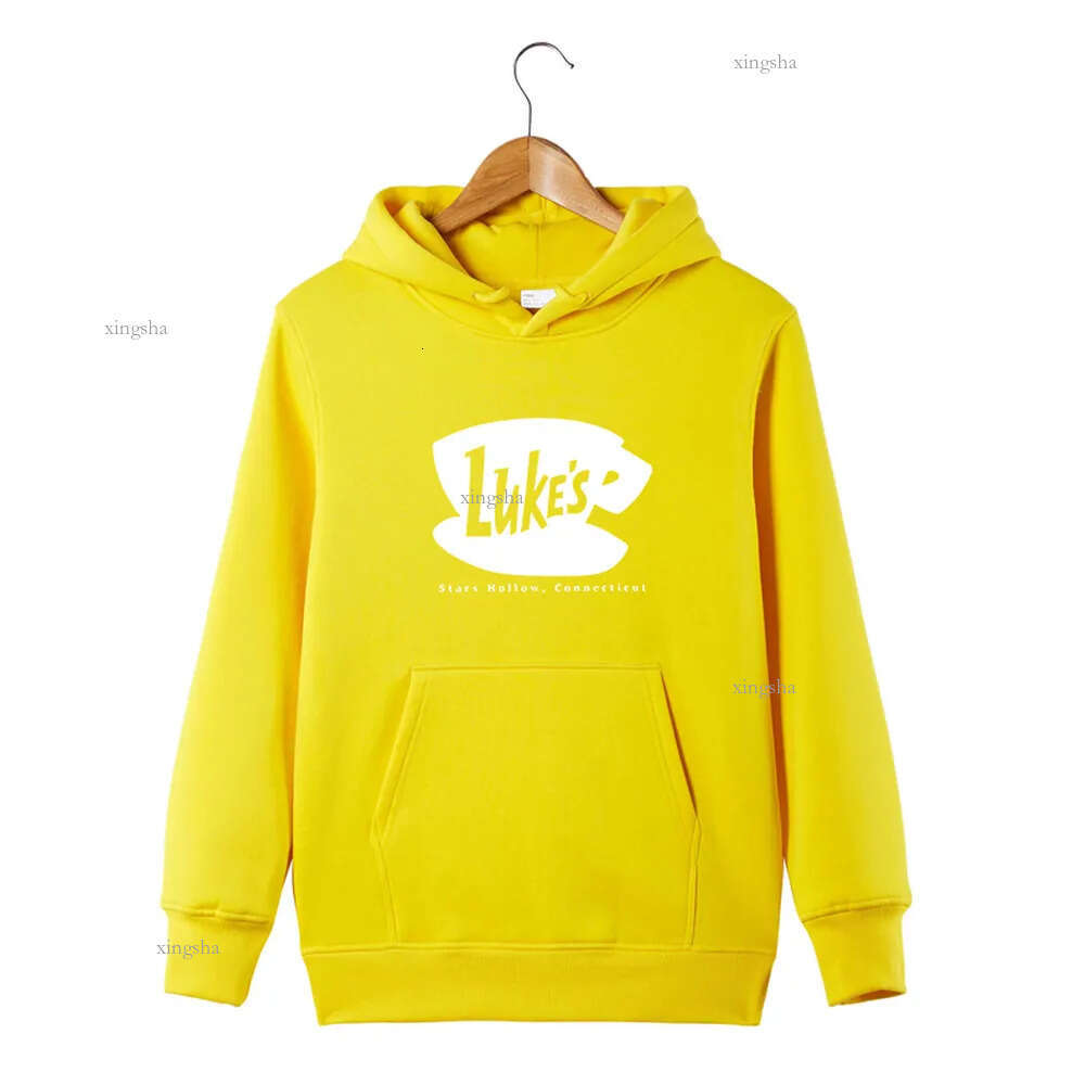 Luke's Diner Hoodie Gilmore Girls Lukes Hoodie Stars Hallow Lorelai Rory Lane Hooded Pullover Sweatershirt 201203