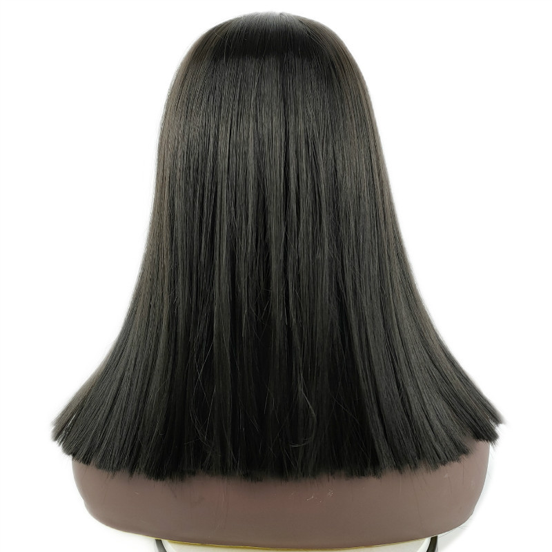 African wig for women with long straight hair and collarbone hair wigs human hair
