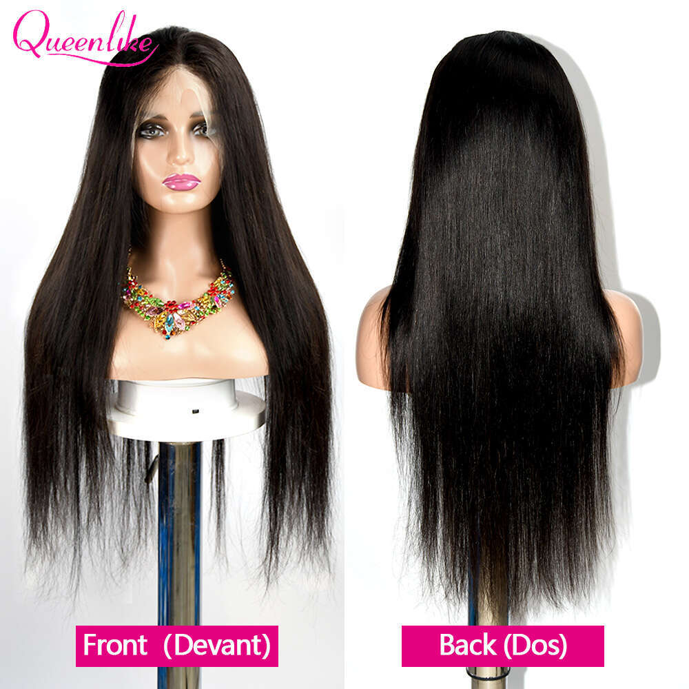Choice 30Inch 13x4 Straight Lace Frontal Cheap on Clearance Pre Plucked 180% Human Hair Wigs for Women Queenlike