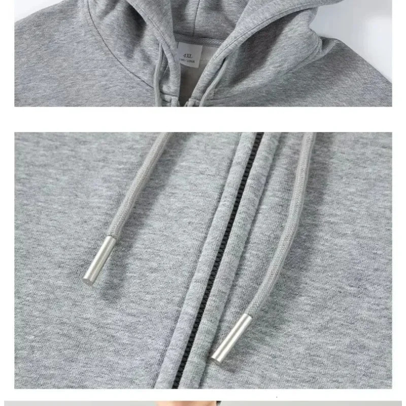 Retro mens hooded sweatshirt with zipper long sleeved loose jacket Harajuku casual gothic hooded sweatshirt Y2K streetwear 241022