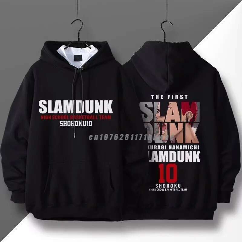 Hallyu Popular Anime Slam Dunk Mens Sports Hoodie Men Women Casual Vintage Sweatshirt Oversize Male Hoodies Cool Streetwear s