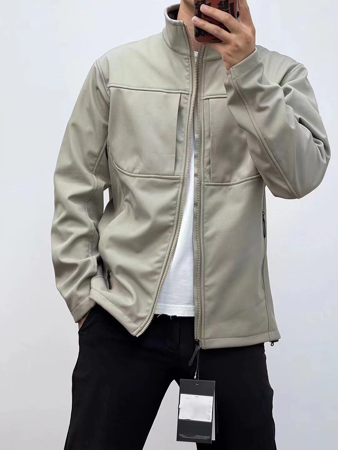 Men's Jackets Warm Down Parka Jacket High Collar Casual Street Fashion North Winter long sleeve t shirt men winter jackets fall fashion sweater