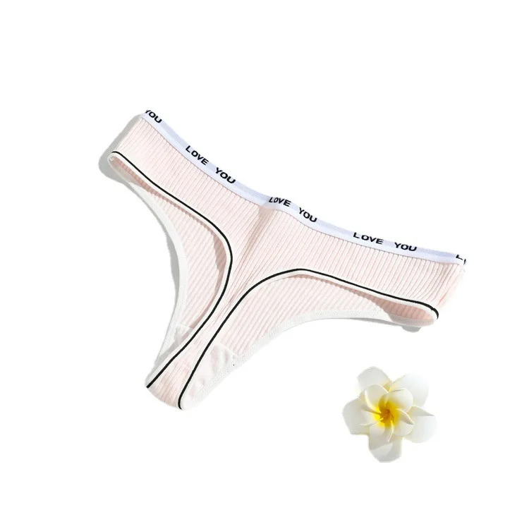 2025 New designer fashion piece of women s sexy cotton underwear sports girls underwear plus size bikini underwear women s G string