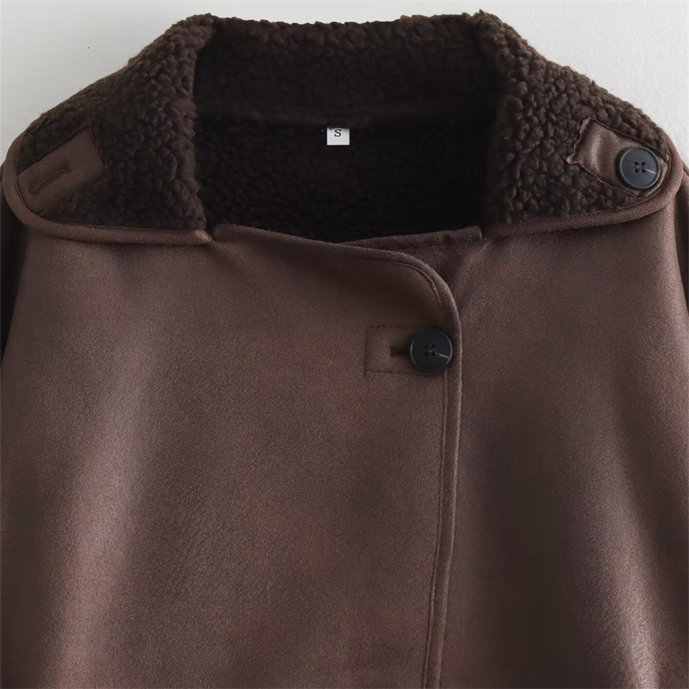 Zar * Spring/Summer New Women's Fur Integrated Loose And Thickened Double-Sided Jacket