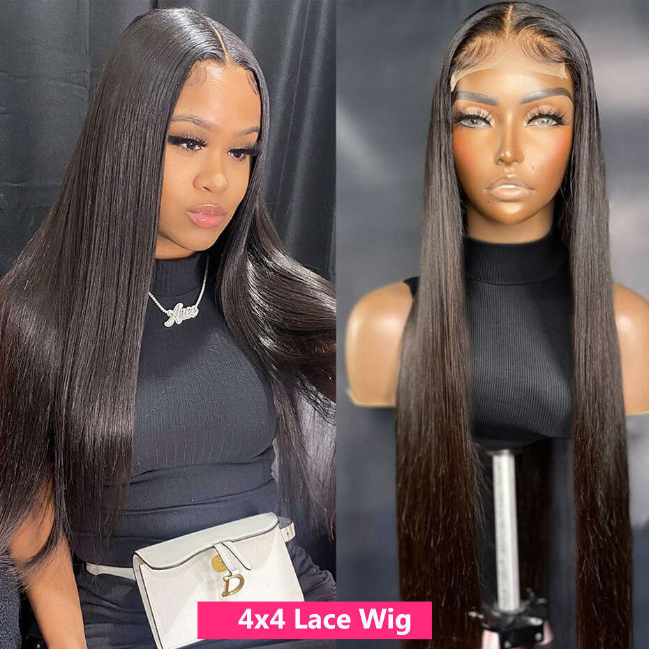 360 Full Lace Wig Human Hair Pre Plucked Brazilian Straight 13x6 Hd Transparent Lace Frontal Human Hair Wigs for Women Gabrielle