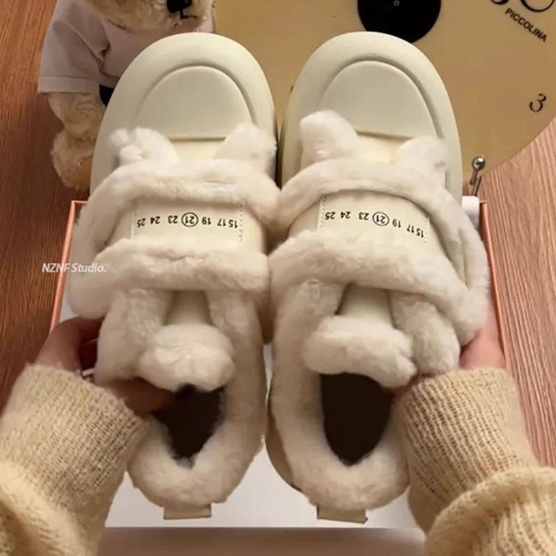 Winter Vulcanized Shoes for Women Sneakers Non-slip Plus Velvet Womens Cotton Shoes Hot Selling Warm Womens Casual Sports Shoes