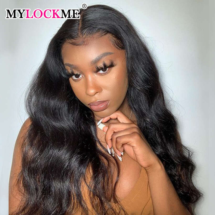 Body Wave Glueless 6x4 5x5 Closure Wig Human Ready To Wear Lace Wigs For Women 180% Density Remy Hair