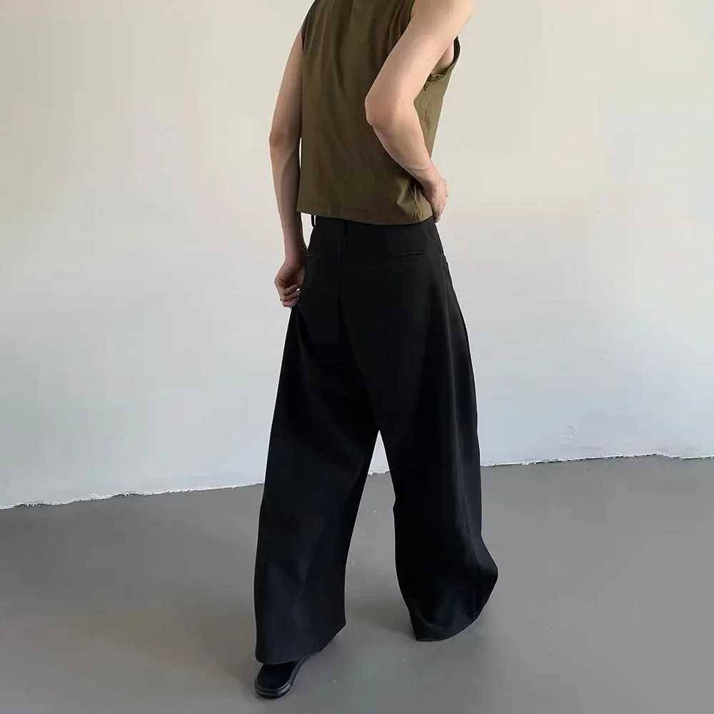 Mens Casual Suit Pants Business Commuting Trousers Autumn Breathable Versatile Simple Daily Wide-Leg Pants MenS Clothing 2024X241023