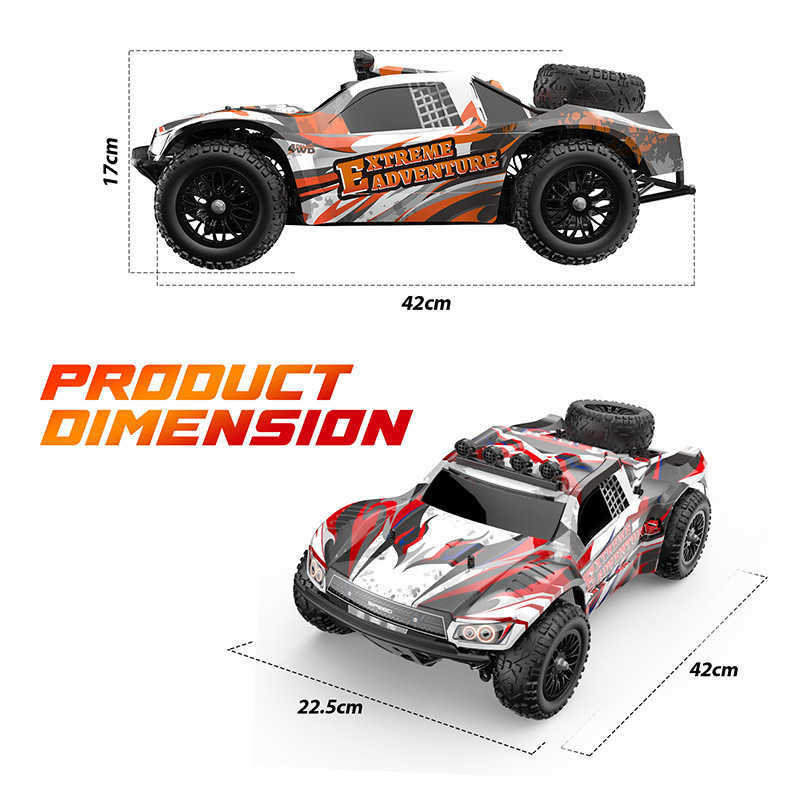 Free shipping High Quality RC four-wheel drive remote control high-speed full scale 1 10 brushless off-road drift racing car