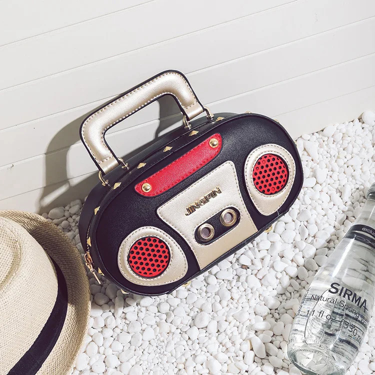 Personalized retro wireless shape bag ladies cute handbag shoulder bag messenger bag Rock Crossbody bag 241023
