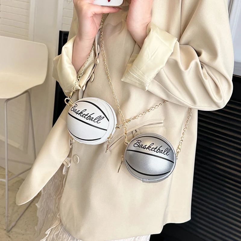 Graffiti handbag wallet PU womens bag basketball football shoulder bag mini cross bag zipper messenger bag 241023
