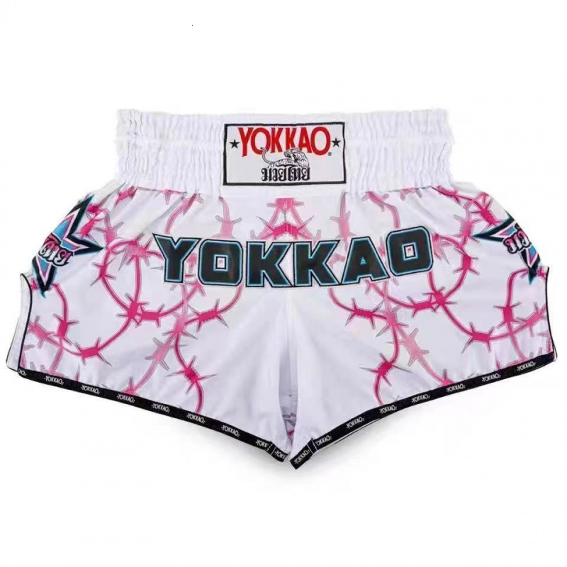 EVERBOUT YOKKAO Muay Thai Shorts for Men and Women Professional Boxing Training Kickboxing Martial Arts MMA