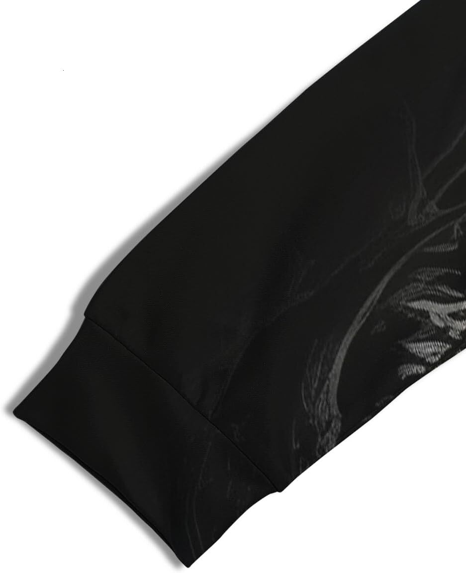 Hoodie for Mens Womens Mens Novelty Wolf Graphic Hoodies 3D Print Animal Fashion Pocket Sweatshirt Graphic Hoodies sweatshirt Hip hop Warmth