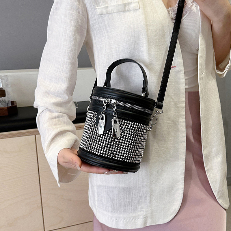 free shipping new designer tote handbag Bucket mobile phone ladies shoulder cylindrical bag