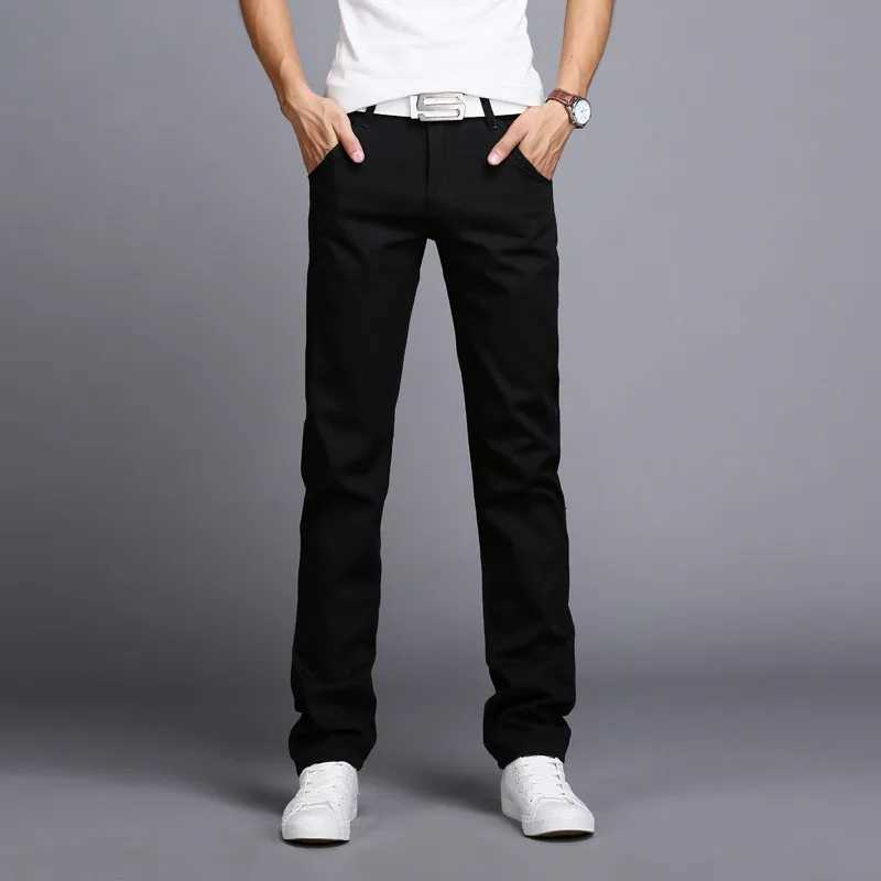 New Spring Autumn Casual Pants Men Cotton Slim Fit Chinos Fashion Long Trousers Male Pantalon Hombre 9 colors Plus Size 28-38X241023
