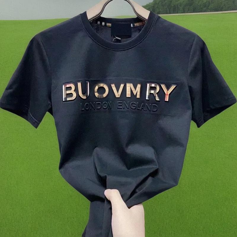Designer Classic Mens T-Shirt 3D Letters Europe An And American Popularity Mono…