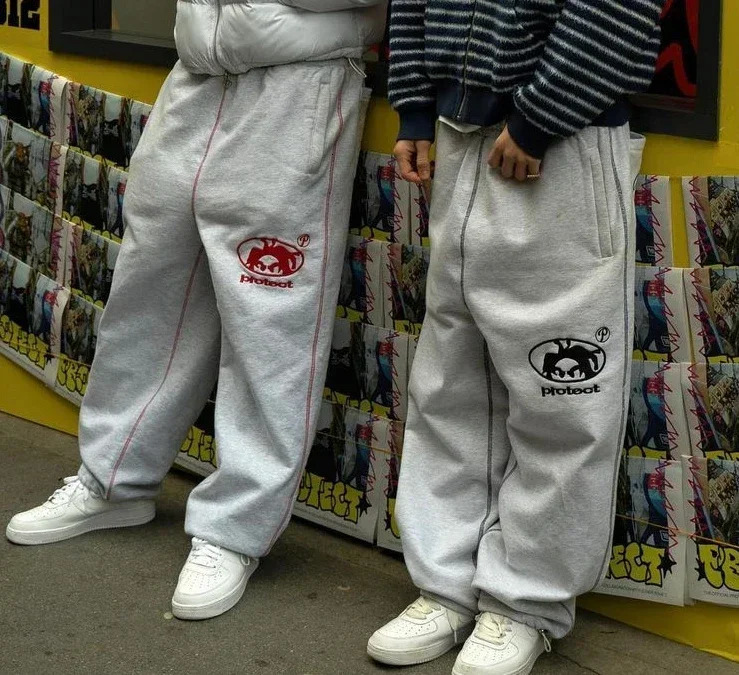 Harajuku mens long pants goods street clothing jogging mens Y2k casual work pants mens Korean street clothing American style 240930