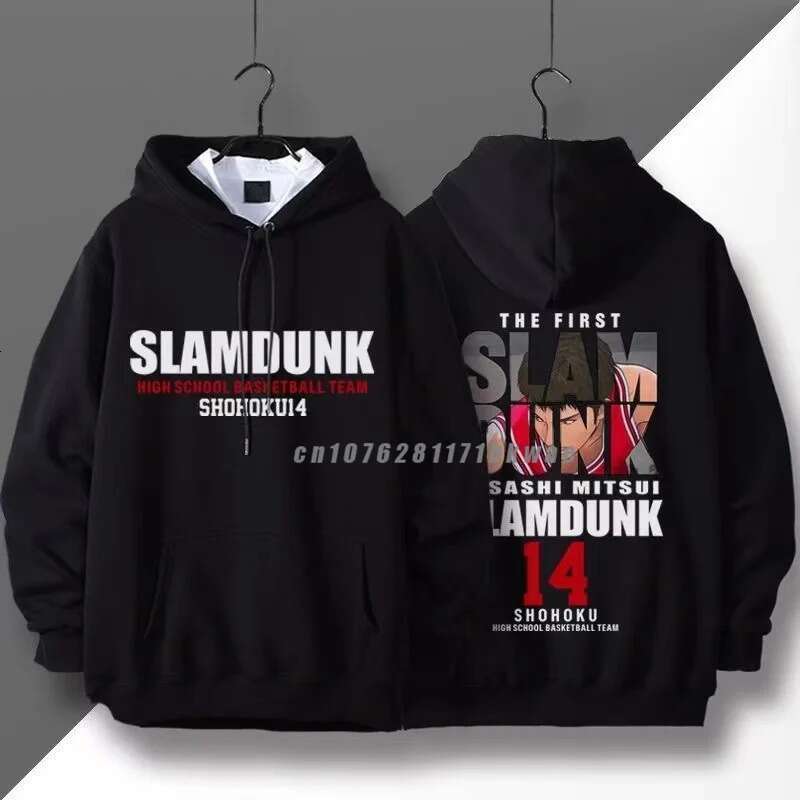 Hallyu Popular Anime Slam Dunk Mens Sports Hoodie Men Women Casual Vintage Sweatshirt Oversize Male Hoodies Cool Streetwear s