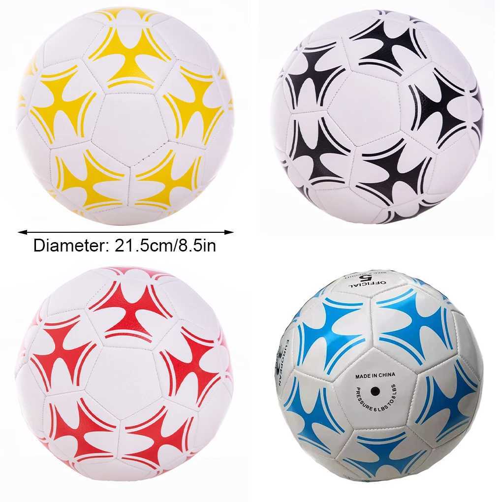 Profional Soccer Ball PU ather Size 5 Park Playground Match Competition Training Football Outdoor Sports Game Play BallXJ241023