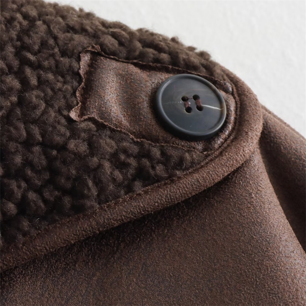 Zar * Spring/Summer New Women's Fur Integrated Loose And Thickened Double-Sided Jacket