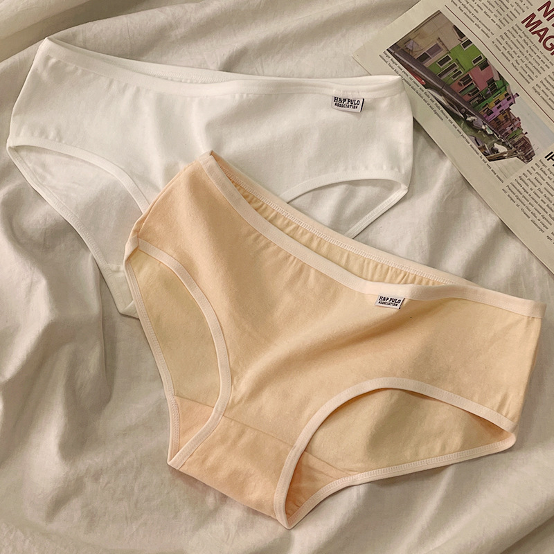 2025 New Designer Women s Solid Color Sports Underwear Soft Cotton Knitted Underwear fashion Elastic Underwear Women s Breathable Low Waist Underwear