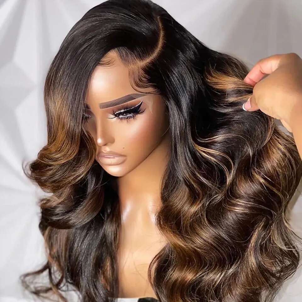 40 Inch Highlight HD Loose Deep Wave Frontal Wig 13x6 13x4 Honey Blonde Lace Front Human Hair Wigs PrePlucked 250% Density