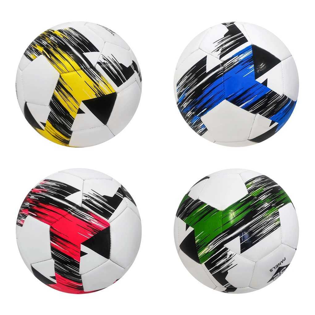 Size 5 Soccer Ball For Training With Machine Stitched Panels Machine Stitched Panels For Added White greenXJ241023
