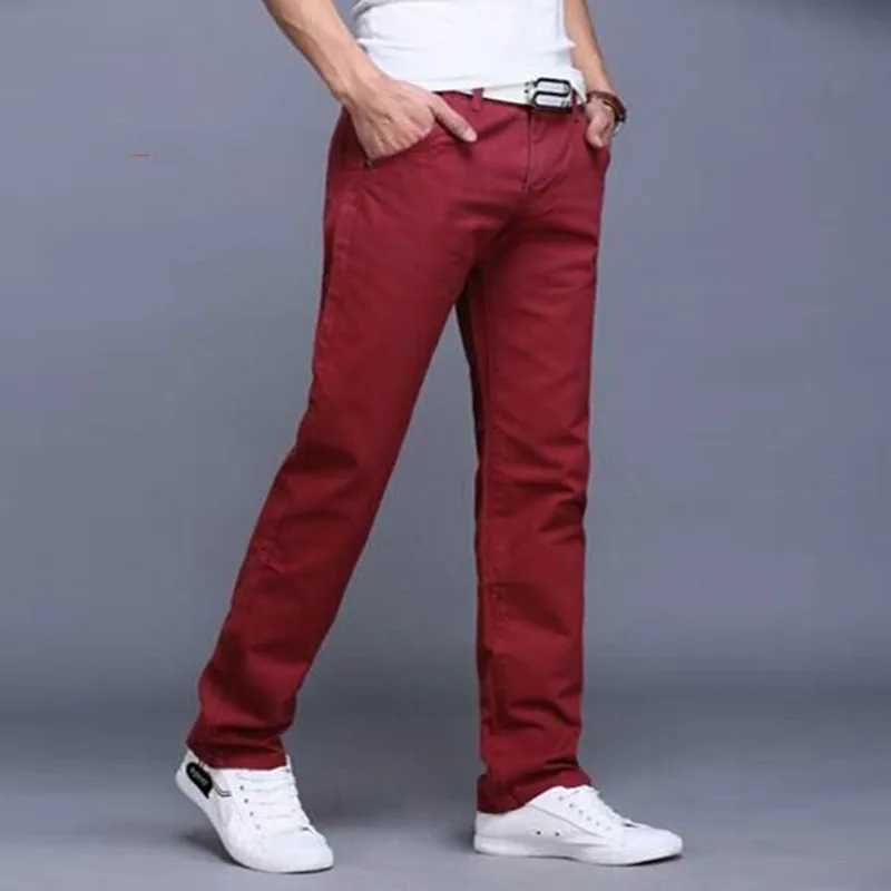 New Spring Autumn Casual Pants Men Cotton Slim Fit Chinos Fashion Long Trousers Male Pantalon Hombre 9 colors Plus Size 28-38X241023