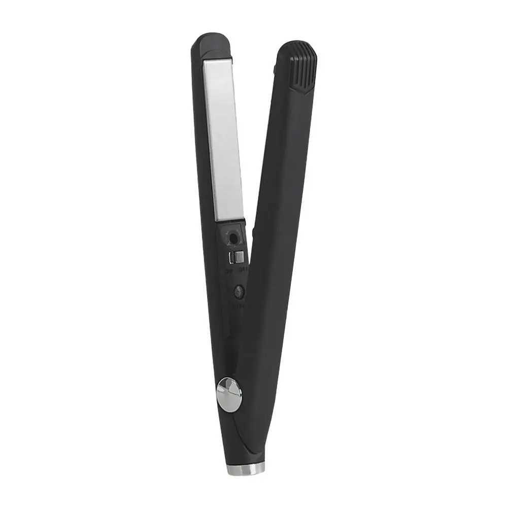 New Arrival Mini USB portable cordless straightener curling iron professional split flat iron tool straightener rechargeable St V7N5 Z241022